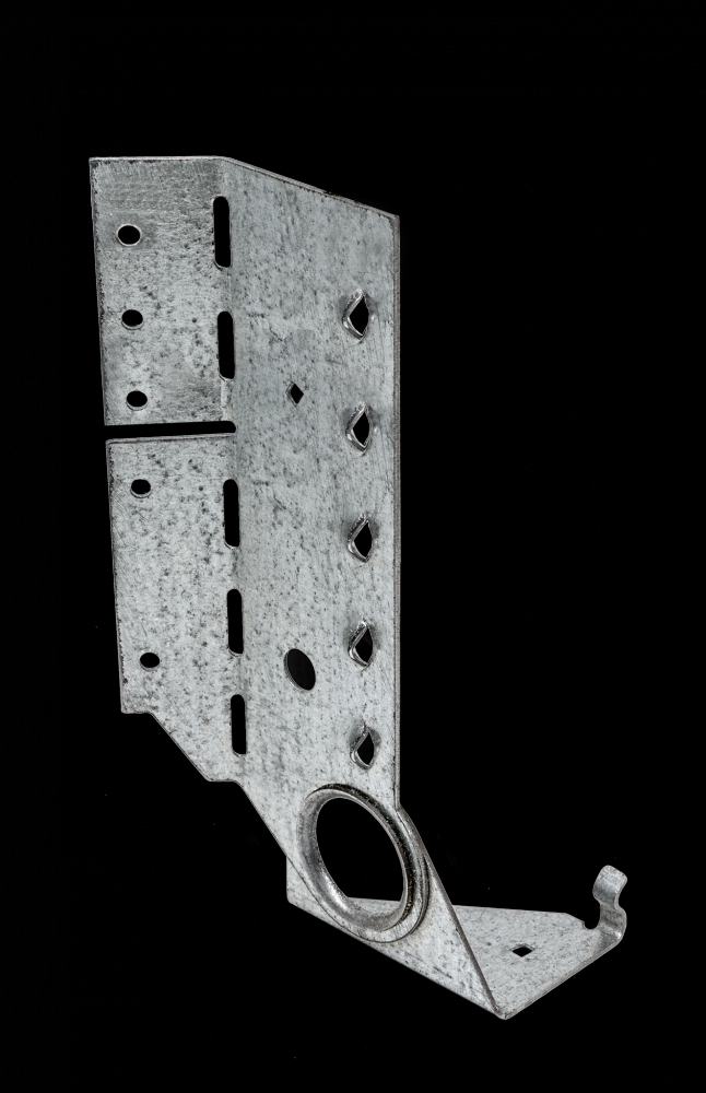 LSSJ™ ZMAX® Face-Mount Adjustable Light Slopeable/Skewable Jack Hanger for 2x8, Right<span class=' ItemWarning' style='display:block;'>Item is usually in stock, but we&#39;ll be in touch if there&#39;s a problem<br /></span>
