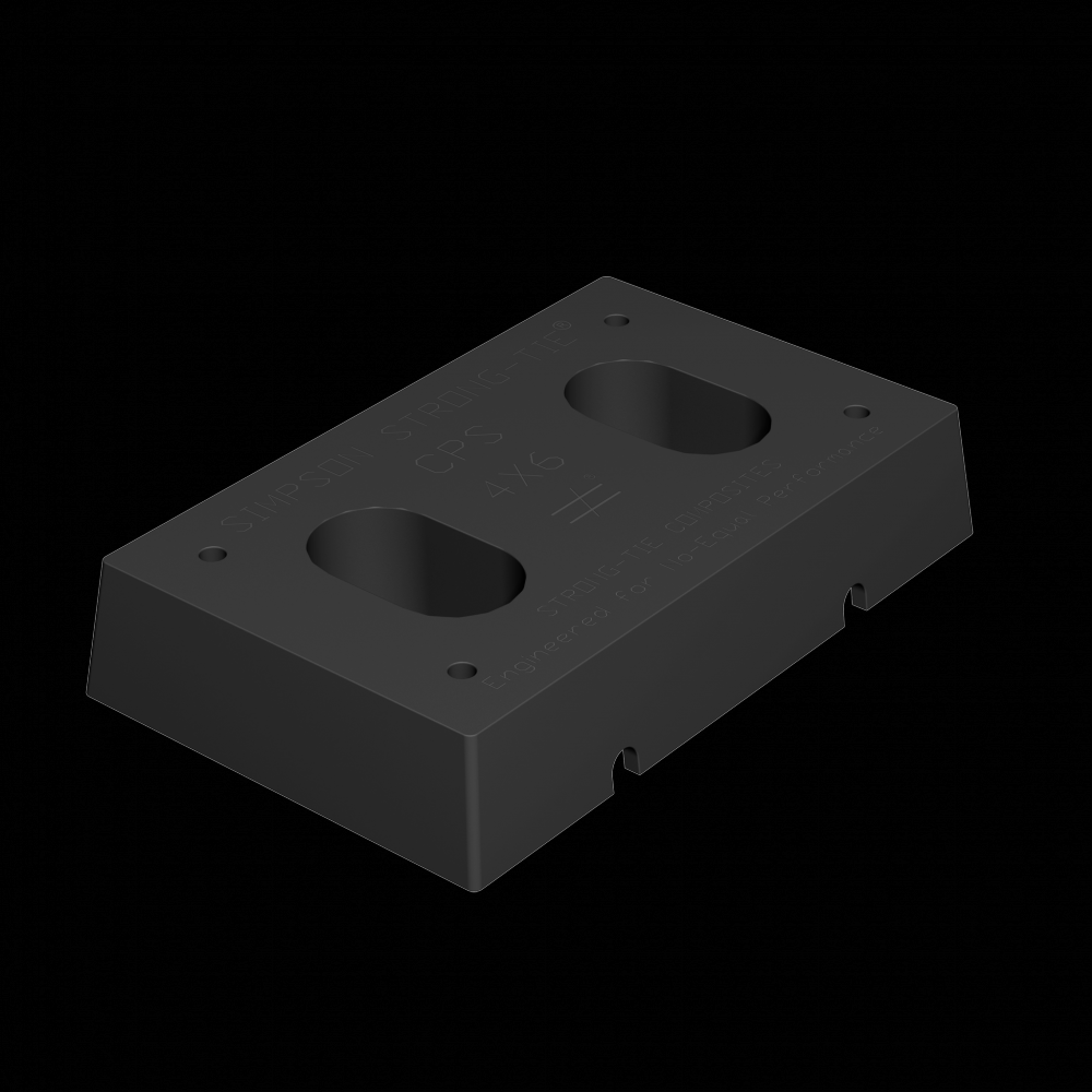 CPS Composite Plastic Standoff for 4x6<span class=' ItemWarning' style='display:block;'>Item is usually in stock, but we&#39;ll be in touch if there&#39;s a problem<br /></span>