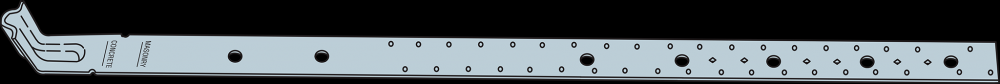 PA 70 in. 12-Gauge Galvanized Purlin Anchor<span class=' ItemWarning' style='display:block;'>Item is usually in stock, but we&#39;ll be in touch if there&#39;s a problem<br /></span>