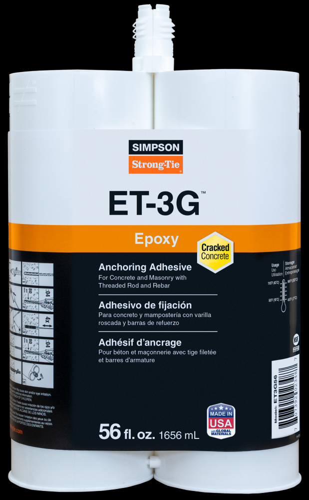 ET-3G™ 56-oz. Epoxy Adhesive Cartridge<span class=' ItemWarning' style='display:block;'>Item is usually in stock, but we&#39;ll be in touch if there&#39;s a problem<br /></span>