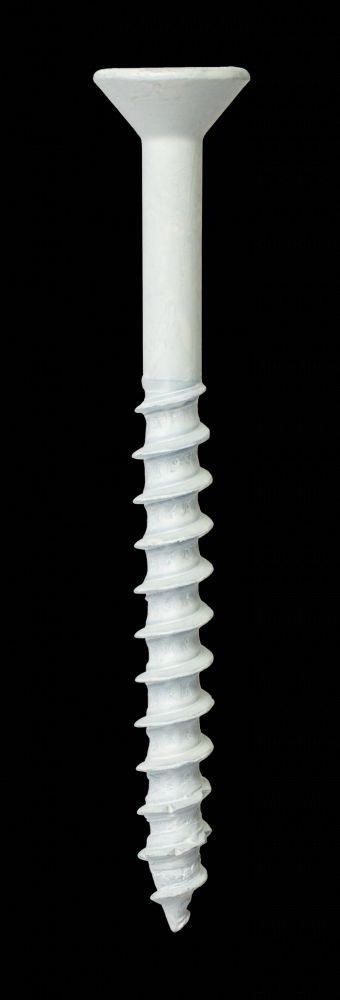 Titen Turbo™ - 1/4 in. x 2-3/4 in. 6-Lobe Flat-Head Concrete and Masonry Screw, White (8-Qty)<span class=' ItemWarning' style='display:block;'>Item is usually in stock, but we&#39;ll be in touch if there&#39;s a problem<br /></span>