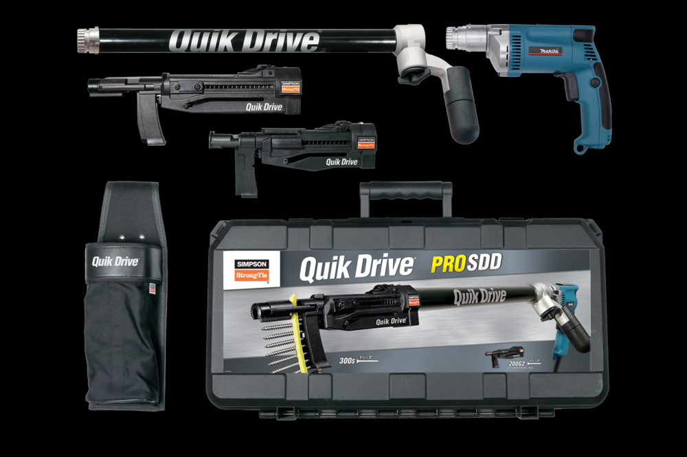Quik Drive® PROSDD Multi-Purpose Combo System w/ Makita® 3500 RPM Screwdriver Motor<span class=' ItemWarning' style='display:block;'>Item is usually in stock, but we&#39;ll be in touch if there&#39;s a problem<br /></span>