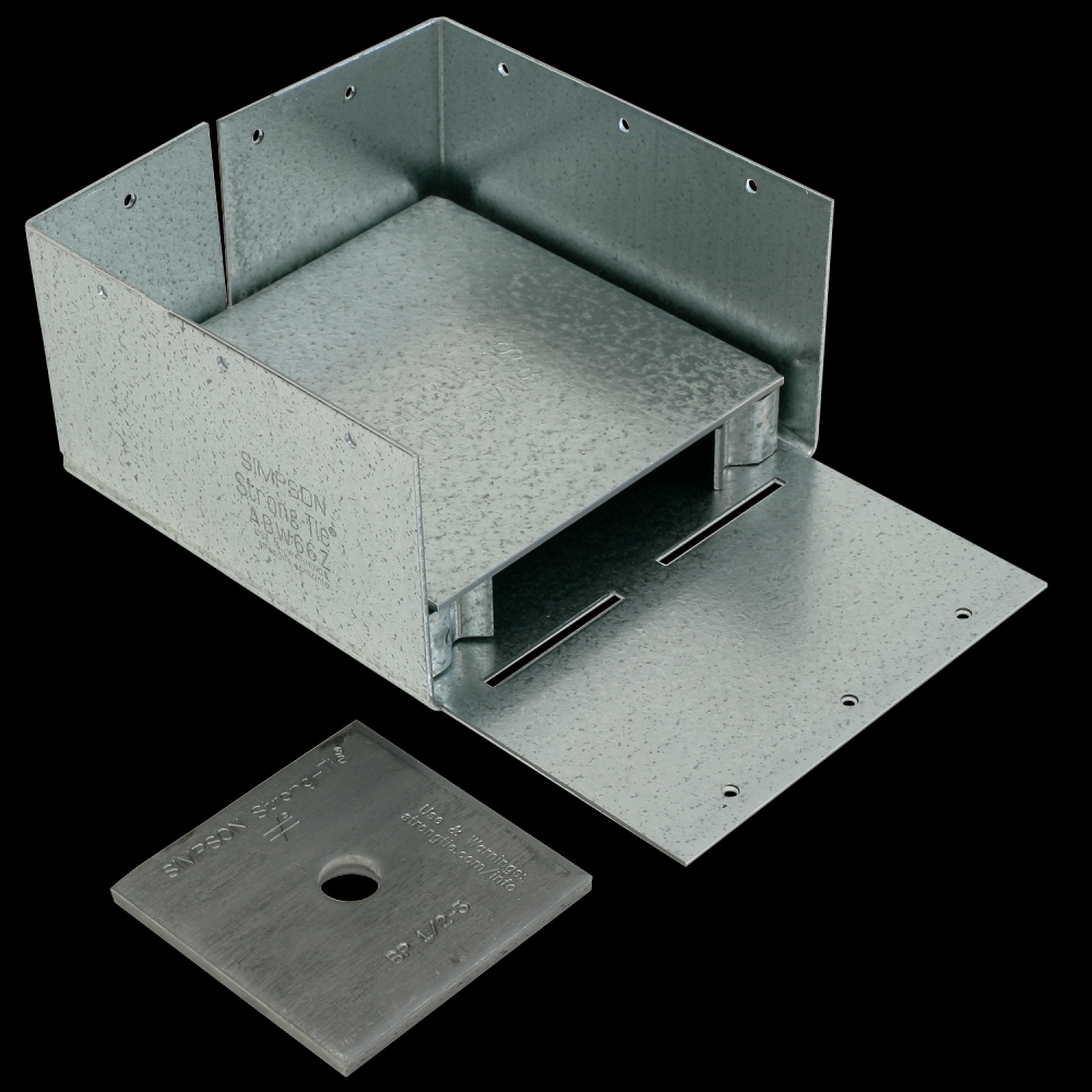 ABW ZMAX® Galvanized Adjustable Standoff Post Base for 6x6<span class=' ItemWarning' style='display:block;'>Item is usually in stock, but we&#39;ll be in touch if there&#39;s a problem<br /></span>