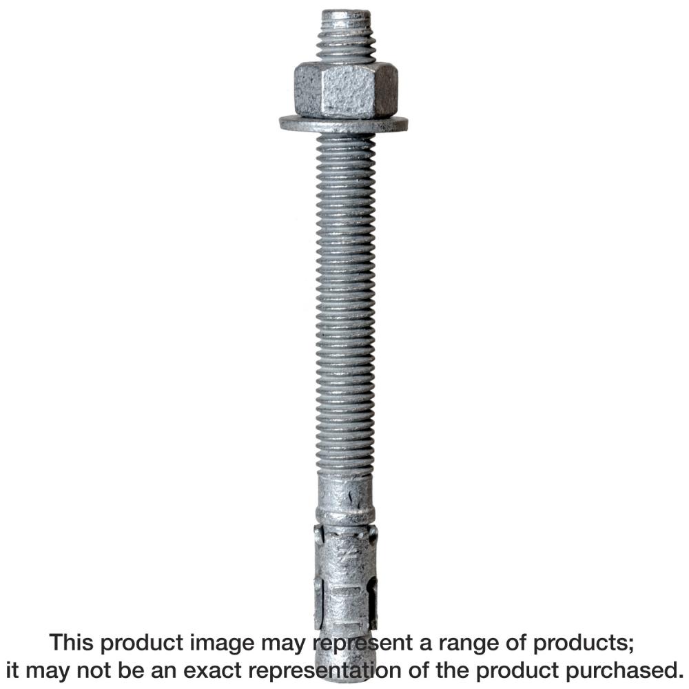 Strong-Bolt® 2 — 3/4 in. x 8-1/2 in. Mechanically Galvanized Wedge Anchor (10-Qty)<span class=' ItemWarning' style='display:block;'>Item is usually in stock, but we&#39;ll be in touch if there&#39;s a problem<br /></span>