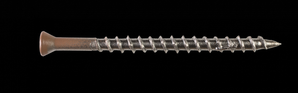 Deck-Drive™ DWP WOOD SS Screw - #7 x 2-1/4 in. T-15, Trim Head, Type 316, Tan 03 (350-Qty)<span class=' ItemWarning' style='display:block;'>Item is usually in stock, but we&#39;ll be in touch if there&#39;s a problem<br /></span>