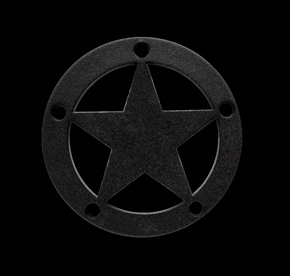 Outdoor Accents® Mission Collection® ZMAX®, Black Powder-Coated Decorative Star<span class=' ItemWarning' style='display:block;'>Item is usually in stock, but we&#39;ll be in touch if there&#39;s a problem<br /></span>