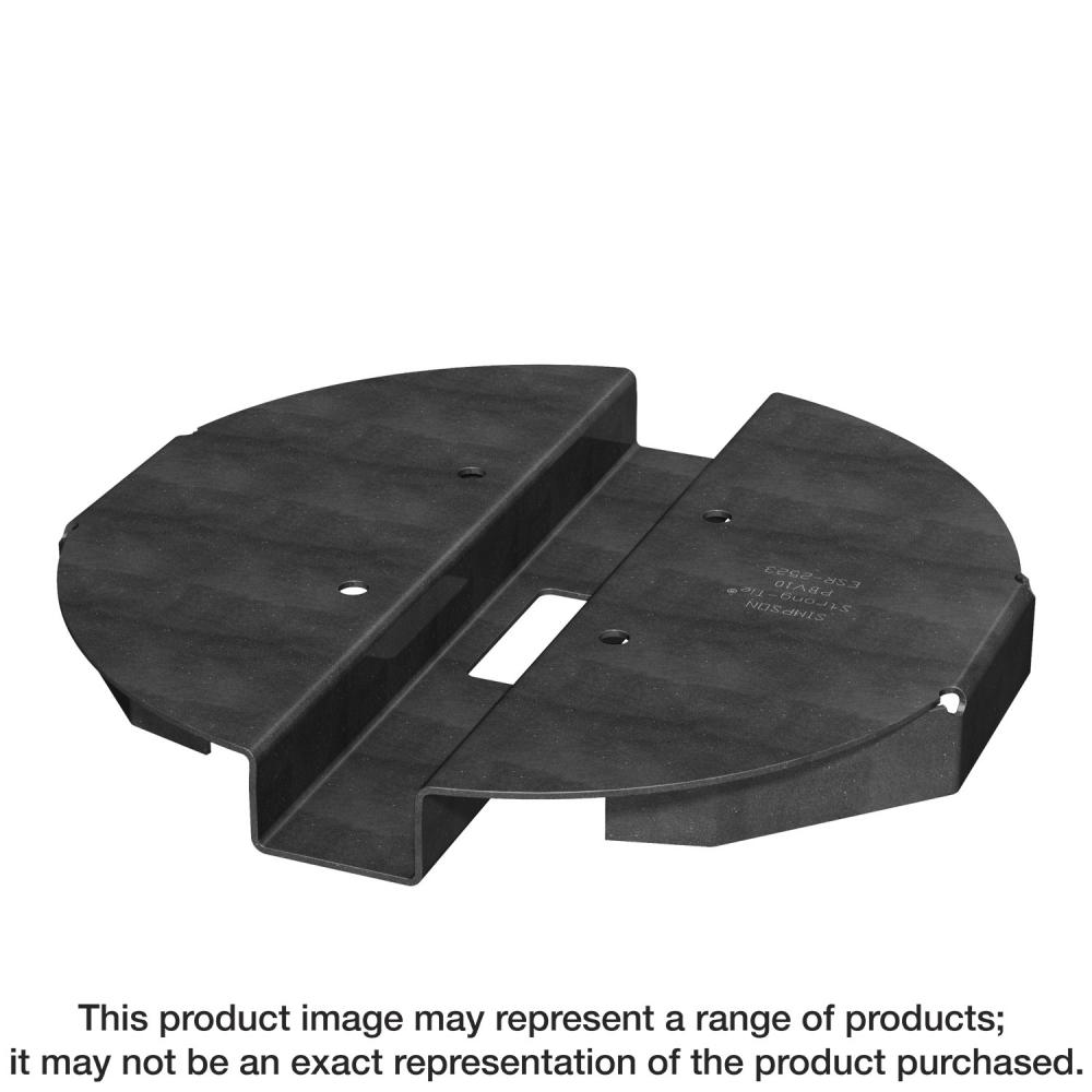 PBV 10-in. Hidden Standoff Post Base for Viga Post<span class=' ItemWarning' style='display:block;'>Item is usually in stock, but we&#39;ll be in touch if there&#39;s a problem<br /></span>