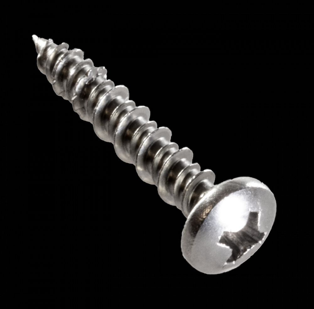 Marine Screw, Pan Head - #8 x 1 in. #2 Phillips Drive, Type 316 (1000-Qty)<span class=' ItemWarning' style='display:block;'>Item is usually in stock, but we&#39;ll be in touch if there&#39;s a problem<br /></span>
