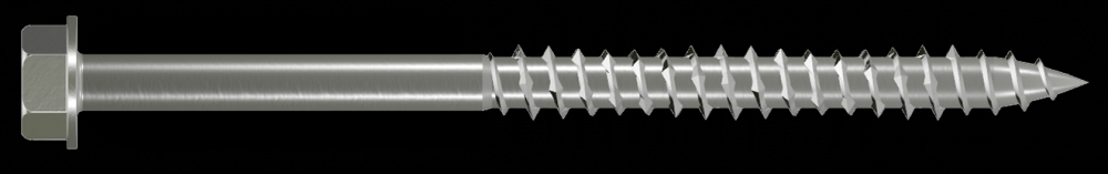 Strong-Drive® SDWH™ TIMBER-HEX SS Screw - 0.275 in. x 5 in. 1/2 Hex, Type 316 (50-Qty)<span class=' ItemWarning' style='display:block;'>Item is usually in stock, but we&#39;ll be in touch if there&#39;s a problem<br /></span>