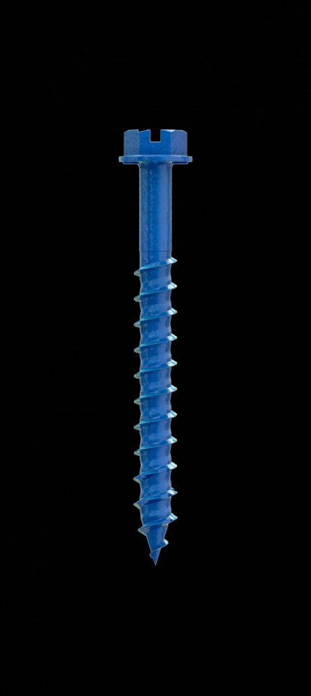 Titen Turbo™ - 1/4 in. x 2-1/4 in. Hex-Head Concrete and Masonry Screw, Blue (25-Qty)<span class=' ItemWarning' style='display:block;'>Item is usually in stock, but we&#39;ll be in touch if there&#39;s a problem<br /></span>