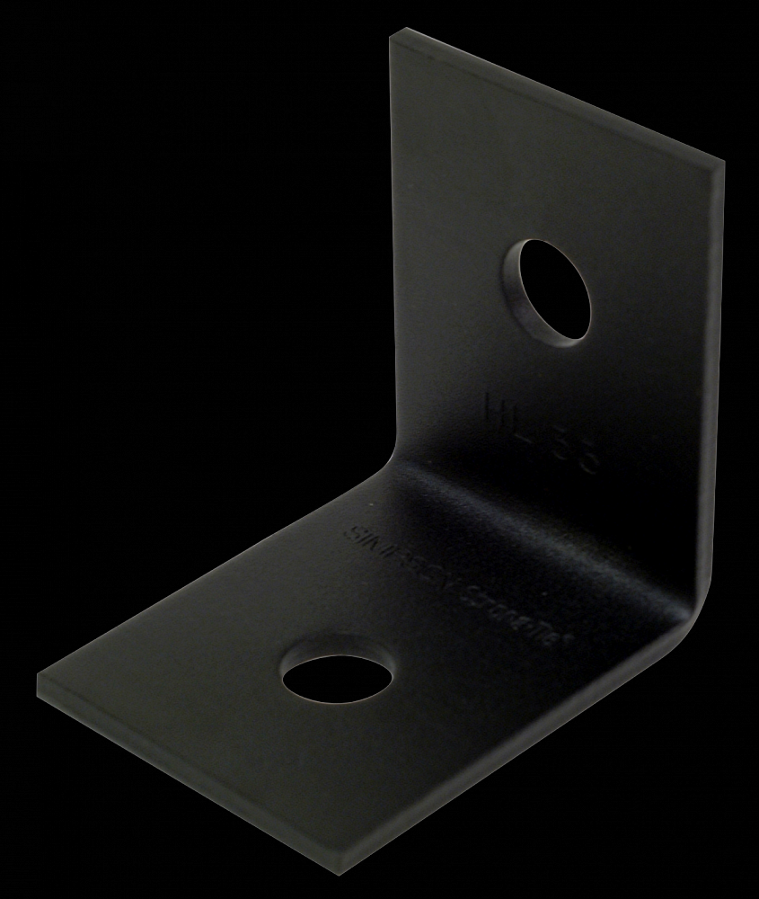 HLPC 3-1/4 in. x 2-1/2 in. Black Powder-Coated Ornamental Heavy Angle<span class=' ItemWarning' style='display:block;'>Item is usually in stock, but we&#39;ll be in touch if there&#39;s a problem<br /></span>