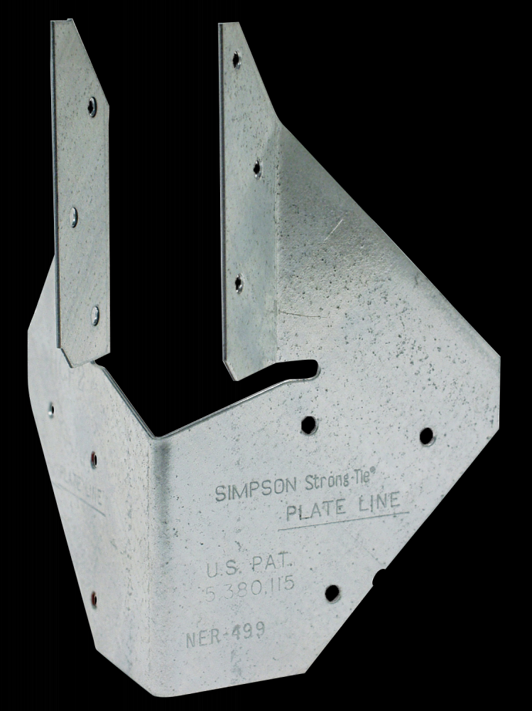 HCP 18-Gauge Galvanized Hip Corner Plate for 1-3/4 in. Engineered Wood<span class=' ItemWarning' style='display:block;'>Item is usually in stock, but we&#39;ll be in touch if there&#39;s a problem<br /></span>