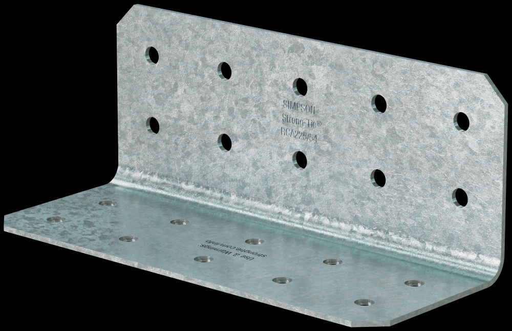 RCA 2 in. x 2 in. x 5 in. 16-Gauge Galvanized Rigid Connector Angle (90-Qty)<span class=' ItemWarning' style='display:block;'>Item is usually in stock, but we&#39;ll be in touch if there&#39;s a problem<br /></span>