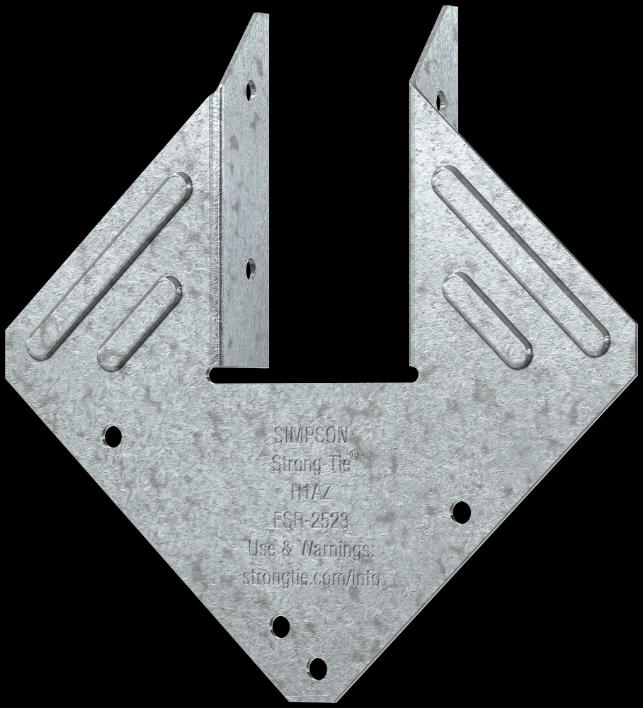 H1A 18-Gauge ZMAX® Galvanized Hurricane Tie<span class=' ItemWarning' style='display:block;'>Item is usually in stock, but we&#39;ll be in touch if there&#39;s a problem<br /></span>