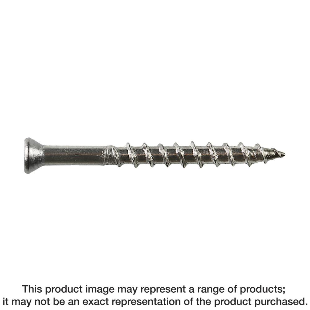 Deck-Drive™ DWP WOOD SS Screw - #8 x 2 in. T-20, Flat Head, Type 316 (1 lb.)<span class=' ItemWarning' style='display:block;'>Item is usually in stock, but we&#39;ll be in touch if there&#39;s a problem<br /></span>