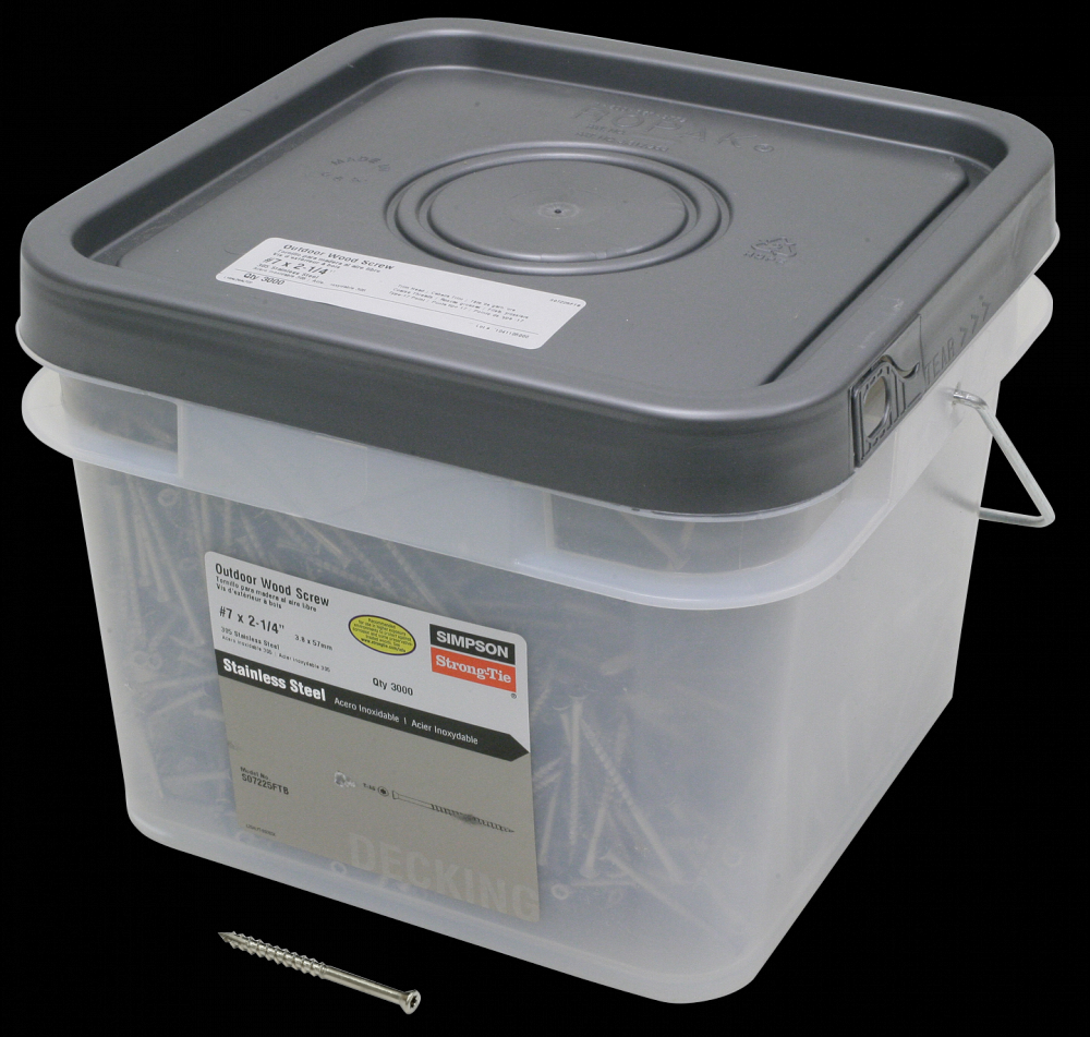 Trim-Head Screw, 6-Lobe Drive - #7 x 2-1/4 in. T-15 Type 305 (3000-Qty)<span class=' ItemWarning' style='display:block;'>Item is usually in stock, but we&#39;ll be in touch if there&#39;s a problem<br /></span>