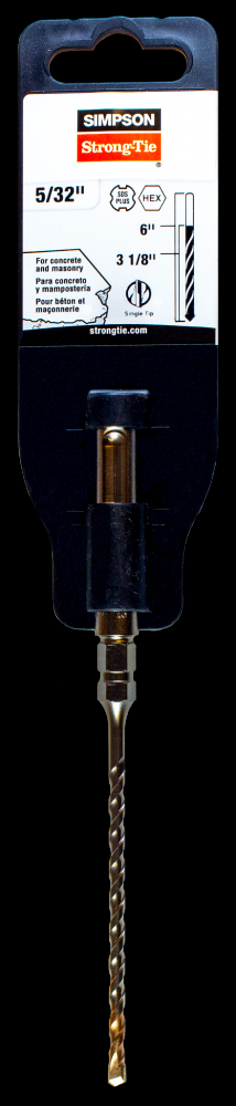 5/32 in. x 6 in. SDS-plus® Titen® Screw Drill Bit/Driver<span class=' ItemWarning' style='display:block;'>Item is usually in stock, but we&#39;ll be in touch if there&#39;s a problem<br /></span>
