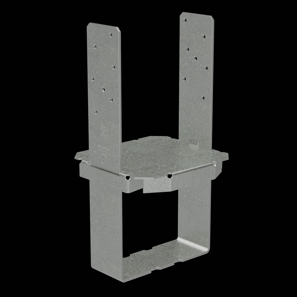 CBSQ Galvanized Standoff Column Base for 8x8 with SDS Screws<span class=' ItemWarning' style='display:block;'>Item is usually in stock, but we&#39;ll be in touch if there&#39;s a problem<br /></span>