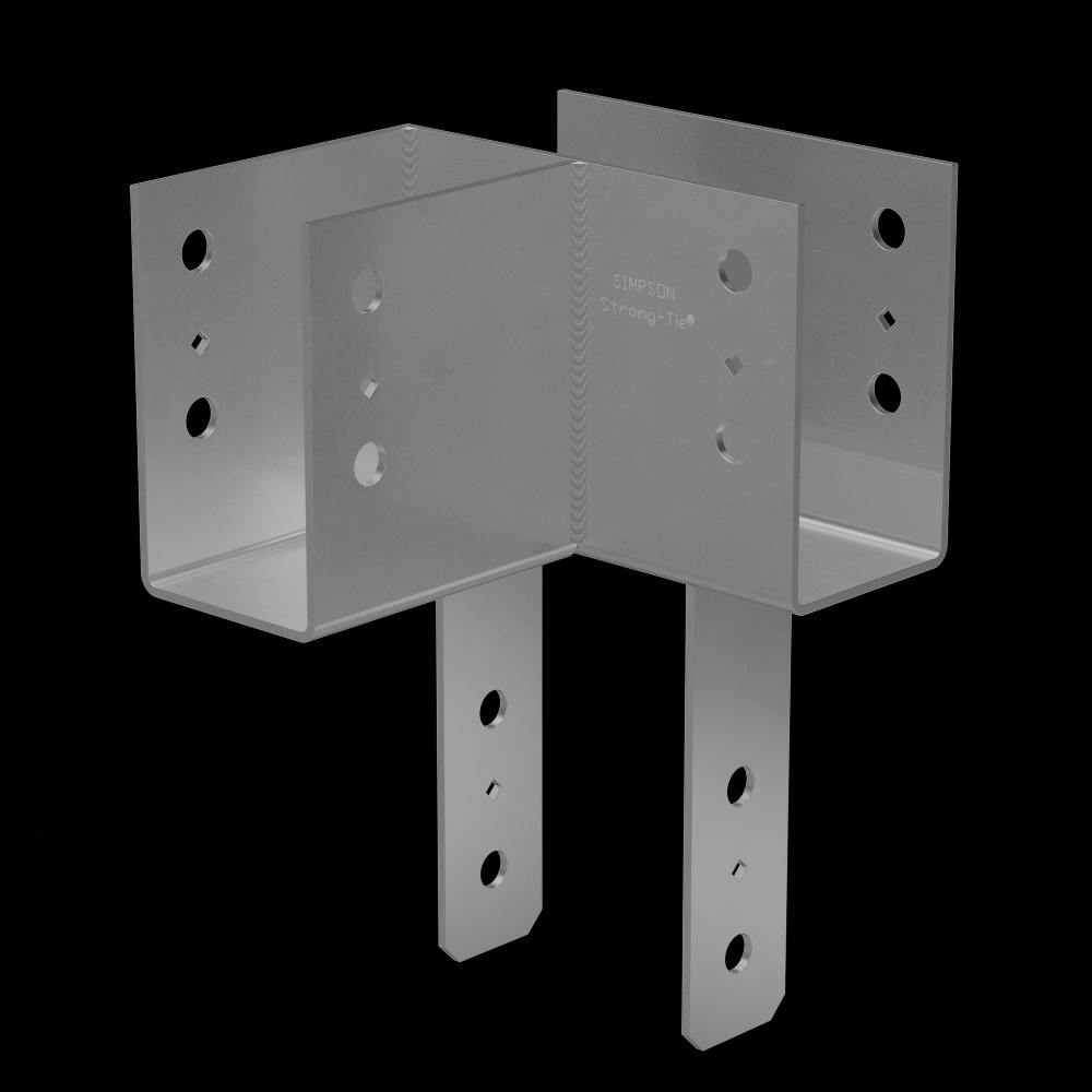 ECCLL L-Shape End Column Cap for 4x Beams, 6x Post, Skewed Left<span class=' ItemWarning' style='display:block;'>Item is usually in stock, but we&#39;ll be in touch if there&#39;s a problem<br /></span>