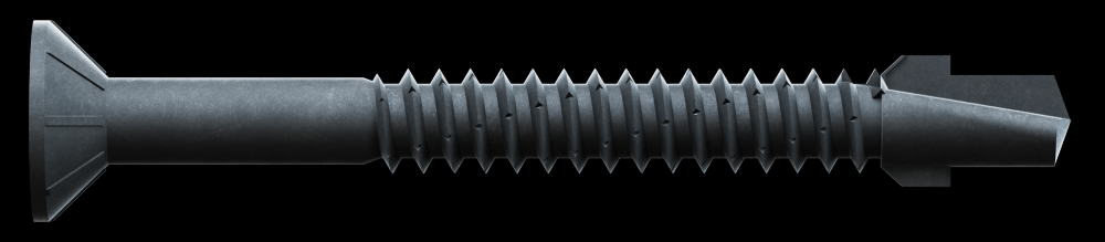 Strong-Drive® TB WOOD-TO-STEEL Screw - #14 x 2-3/8 in. #3 SQ, Black Phos. (50-Qty)<span class=' ItemWarning' style='display:block;'>Item is usually in stock, but we&#39;ll be in touch if there&#39;s a problem<br /></span>