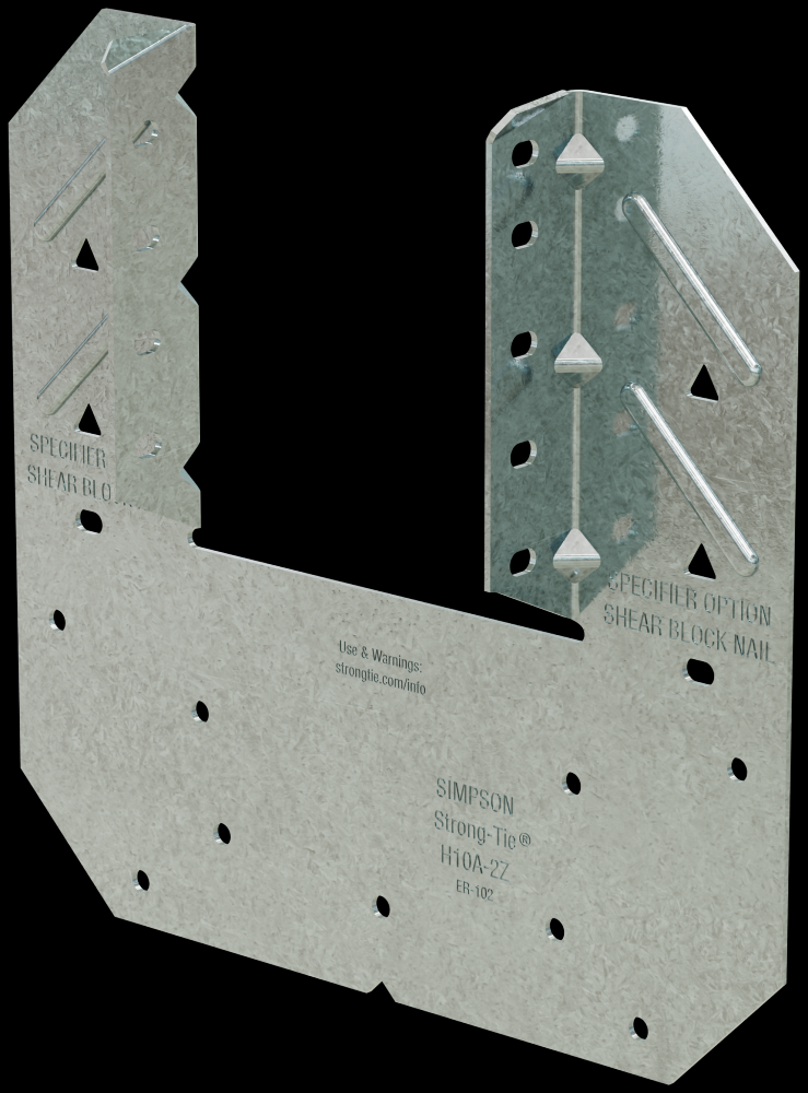 H10A-2 18-Gauge ZMAX® Galvanized Hurricane Tie<span class=' ItemWarning' style='display:block;'>Item is usually in stock, but we&#39;ll be in touch if there&#39;s a problem<br /></span>