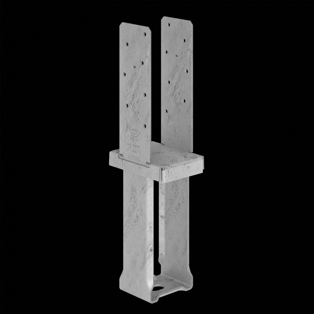 CBSQ Galvanized Standoff Column Base for 4x6 with SDS Screws<span class=' ItemWarning' style='display:block;'>Item is usually in stock, but we&#39;ll be in touch if there&#39;s a problem<br /></span>