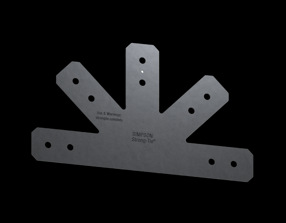 Outdoor Accents® Avant Collection™ 12:12 Pitch, Black Powder-Coated Gable Plate for 4x<span class=' ItemWarning' style='display:block;'>Item is usually in stock, but we&#39;ll be in touch if there&#39;s a problem<br /></span>