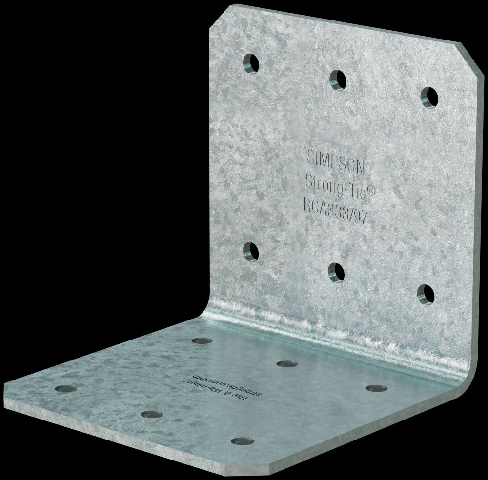 RCA 3 in. x 3 in. x 3 in. 12-Gauge Galvanized Rigid Connector Angle (60-Qty)<span class=' ItemWarning' style='display:block;'>Item is usually in stock, but we&#39;ll be in touch if there&#39;s a problem<br /></span>