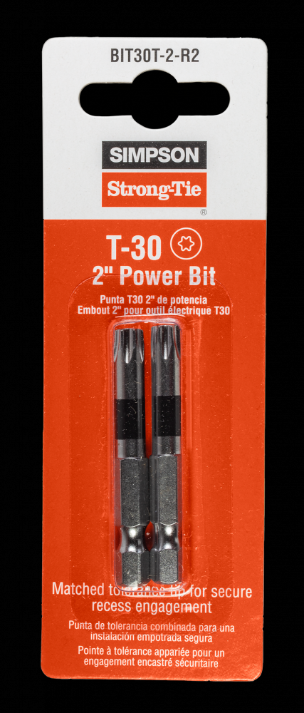 T30 6-Lobe Drive 2-in. Power Bits (2-Qty)<span class=' ItemWarning' style='display:block;'>Item is usually in stock, but we&#39;ll be in touch if there&#39;s a problem<br /></span>