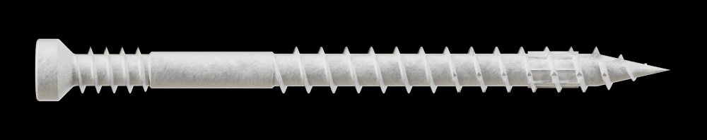 Finish Trim Screw - #7 x 2 in. T10, Trim-Head, Quik Guard®, White (450-Qty)<span class=' ItemWarning' style='display:block;'>Item is usually in stock, but we&#39;ll be in touch if there&#39;s a problem<br /></span>