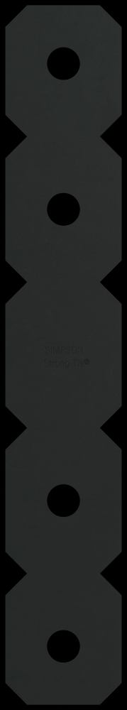 OS 2 in. x 12 in. Black Powder-Coated Ornamental Strap<span class=' ItemWarning' style='display:block;'>Item is usually in stock, but we&#39;ll be in touch if there&#39;s a problem<br /></span>