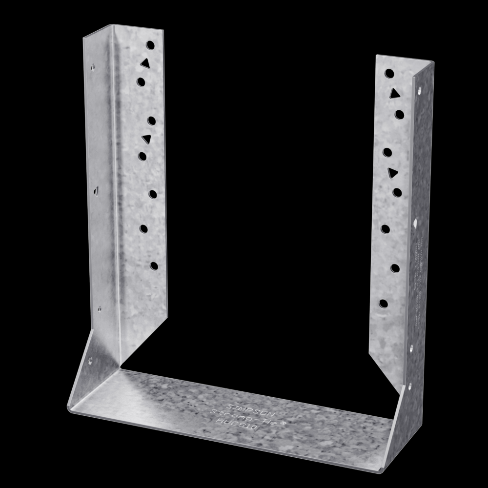 HUC Galvanized Face-Mount Concealed-Flange Joist Hanger for 8x10<span class=' ItemWarning' style='display:block;'>Item is usually in stock, but we&#39;ll be in touch if there&#39;s a problem<br /></span>