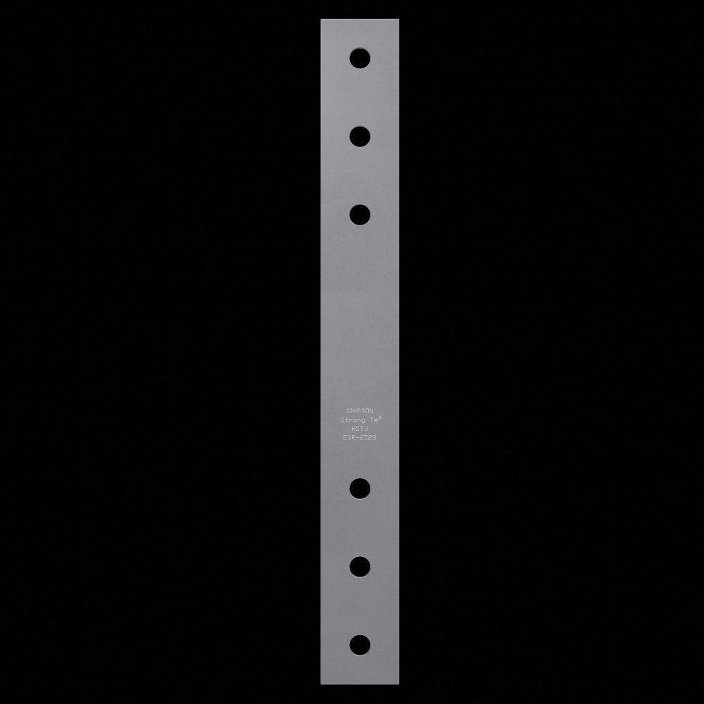 HST 3 in. x 25-1/2 in. 3-Gauge Heavy Strap Tie<span class=' ItemWarning' style='display:block;'>Item is usually in stock, but we&#39;ll be in touch if there&#39;s a problem<br /></span>