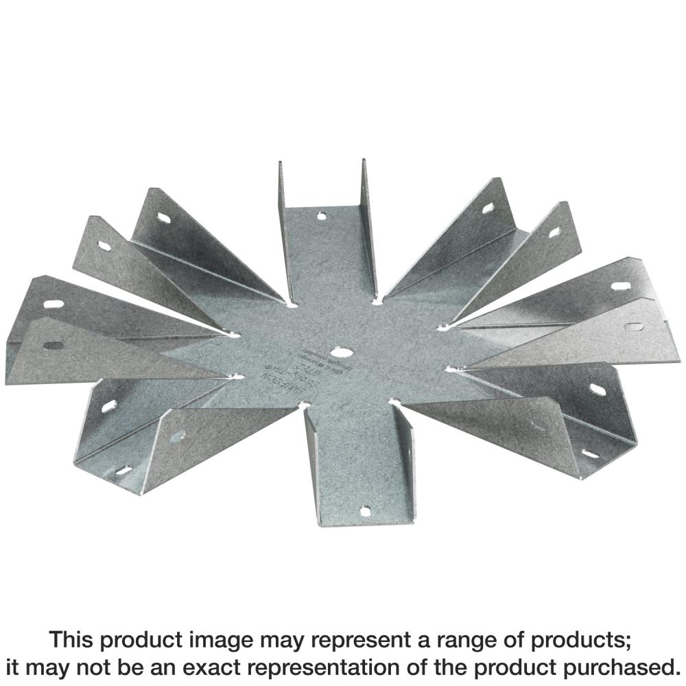 GT ZMAX® Galvanized 18-Gauge Gazebo Tie for 8-2x Rafters, Center<span class=' ItemWarning' style='display:block;'>Item is usually in stock, but we&#39;ll be in touch if there&#39;s a problem<br /></span>