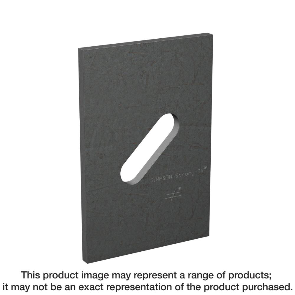 BPS 3 in. x 4-1/2 in. HDG Slotted Bearing Plate with 3/4 in. Bolt Dia.<span class=' ItemWarning' style='display:block;'>Item is usually in stock, but we&#39;ll be in touch if there&#39;s a problem<br /></span>