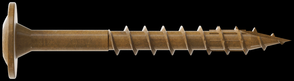 Wafer-Head Construction Screw - #8 x 1-1/2 in. T20, Quik Guard®, Tan (100-Qty)<span class=' ItemWarning' style='display:block;'>Item is usually in stock, but we&#39;ll be in touch if there&#39;s a problem<br /></span>