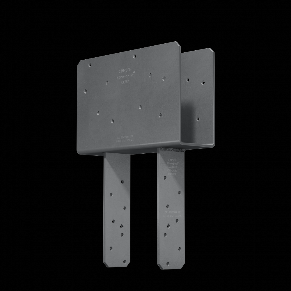 CCQ Column Cap for 3-1/8 in. Beam, 6x Post with Strong-Drive® SDS Screws<span class=' ItemWarning' style='display:block;'>Item is usually in stock, but we&#39;ll be in touch if there&#39;s a problem<br /></span>