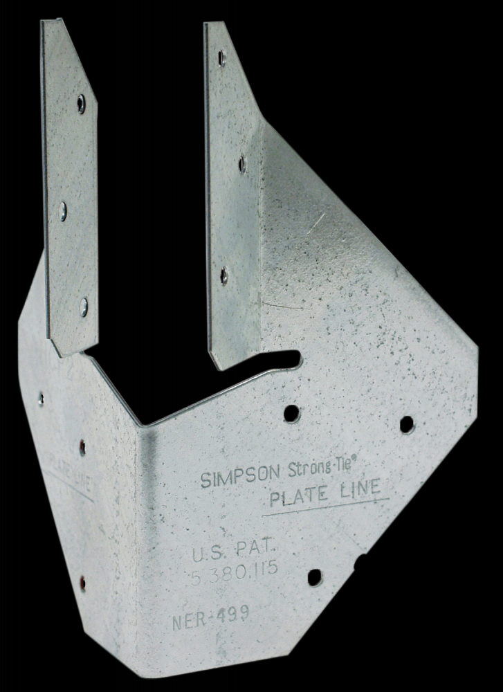 HCP 18-Gauge Galvanized Hip Corner Plate for 2x<span class=' ItemWarning' style='display:block;'>Item is usually in stock, but we&#39;ll be in touch if there&#39;s a problem<br /></span>