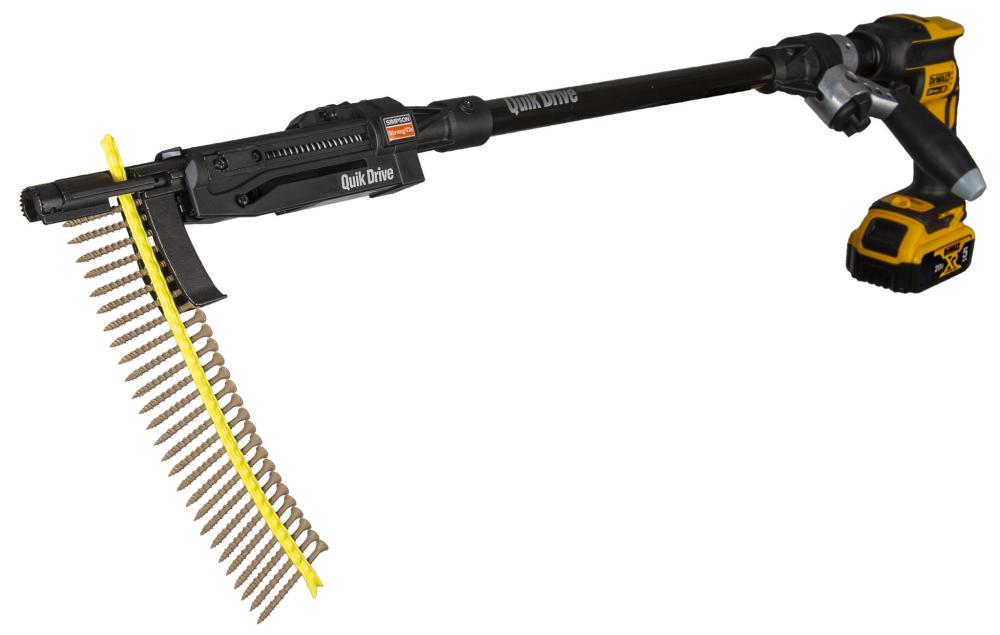 Quik Drive® Cordless PROCCS+ Multi-Purpose Combo System w/ DeWalt® 2000 RPM Screwdriver<span class=' ItemWarning' style='display:block;'>Item is usually in stock, but we&#39;ll be in touch if there&#39;s a problem<br /></span>