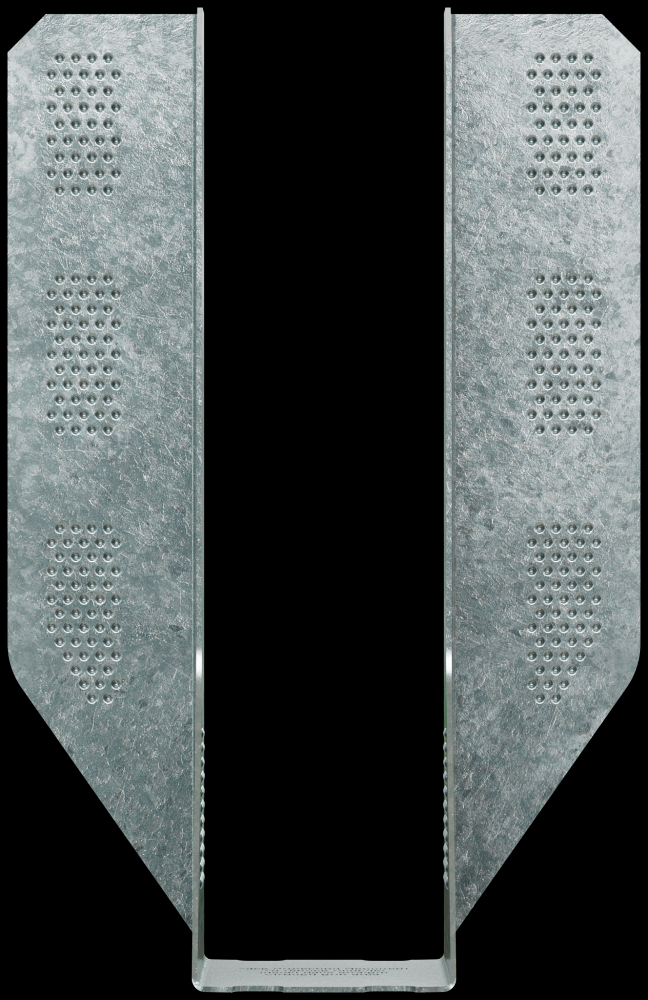 MMLU Face-Mount Manufactured/Modular Light Hanger for 2x8<span class=' ItemWarning' style='display:block;'>Item is usually in stock, but we&#39;ll be in touch if there&#39;s a problem<br /></span>