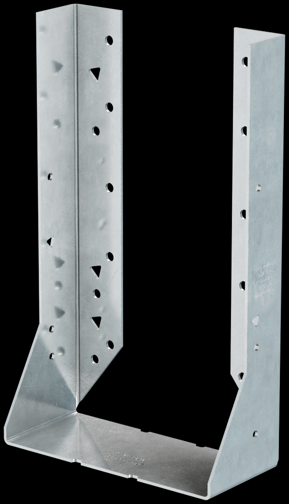 HUC Stainless-Steel Face-Mount Concealed-Flange Joist Hanger for 6x12<span class=' ItemWarning' style='display:block;'>Item is usually in stock, but we&#39;ll be in touch if there&#39;s a problem<br /></span>