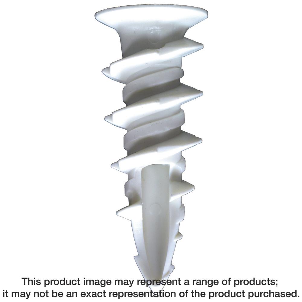 Sure Wall™ Nylon Drywall Anchor for #8 x 1-1/4 in. Screw w/ Screws (100-Qty)<span class=' ItemWarning' style='display:block;'>Item is usually in stock, but we&#39;ll be in touch if there&#39;s a problem<br /></span>