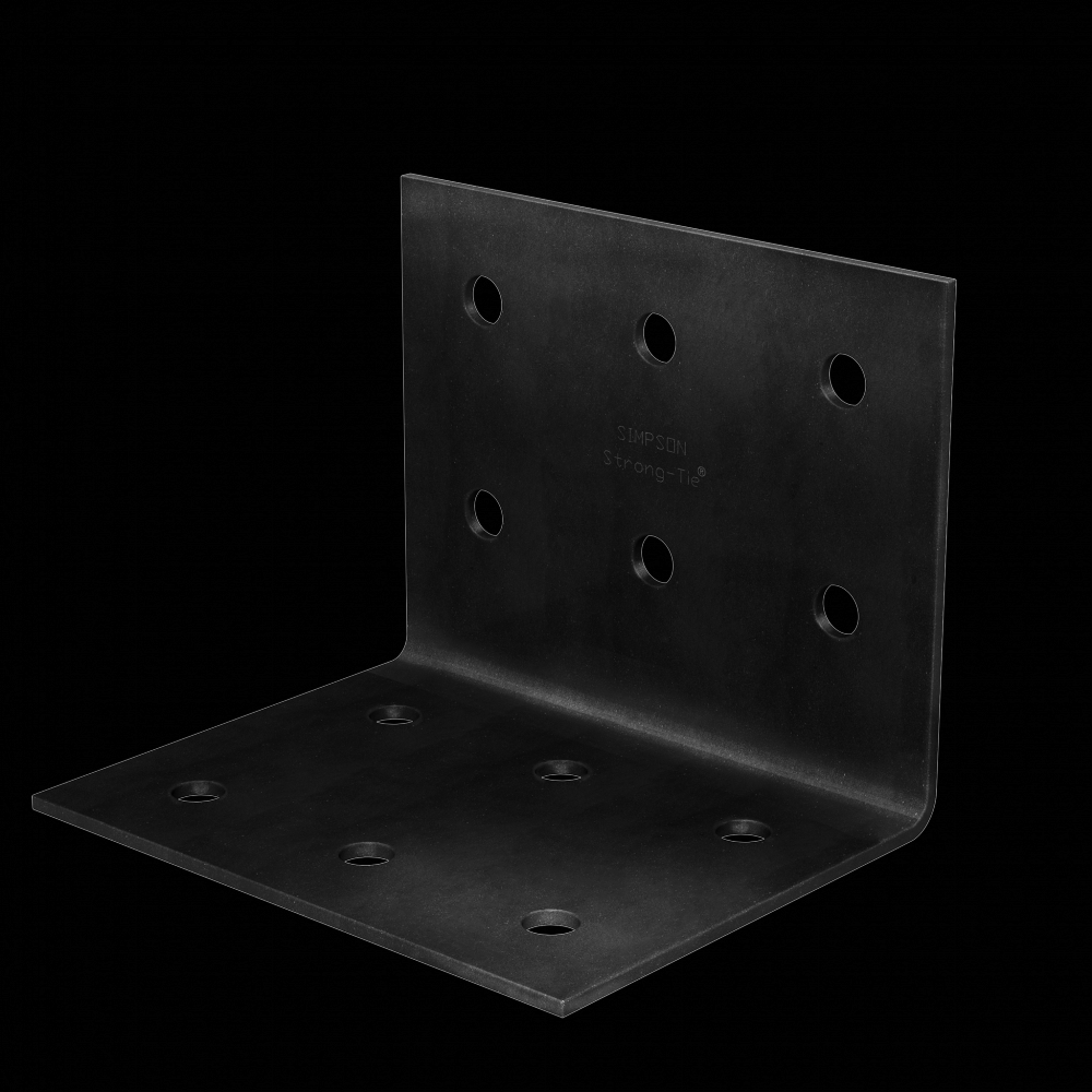 HLPC 5-3/4 in. x 7-1/2 in. Black Powder-Coated Ornamental Heavy Angle<span class=' ItemWarning' style='display:block;'>Item is usually in stock, but we&#39;ll be in touch if there&#39;s a problem<br /></span>