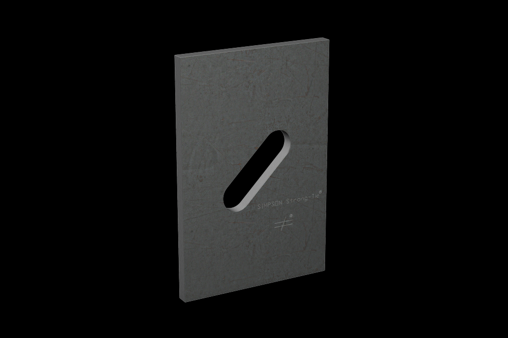 BPS 3 in. x 4-1/2 in. HDG Slotted Bearing Plate with 1/2 in. Bolt Dia.<span class=' ItemWarning' style='display:block;'>Item is usually in stock, but we&#39;ll be in touch if there&#39;s a problem<br /></span>