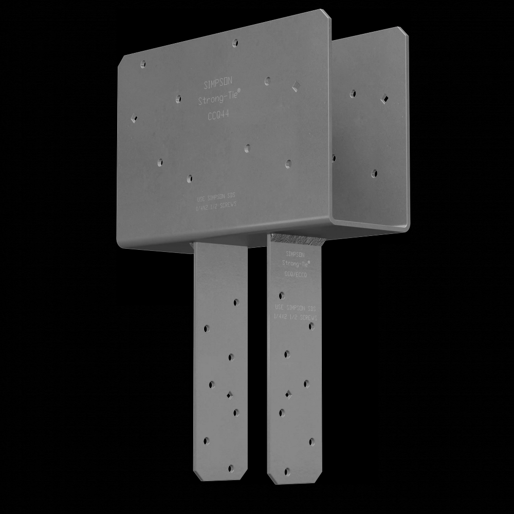 CCQ Column Cap for 4x Beam, 4x Post with Strong-Drive® SDS Screws<span class=' ItemWarning' style='display:block;'>Item is usually in stock, but we&#39;ll be in touch if there&#39;s a problem<br /></span>