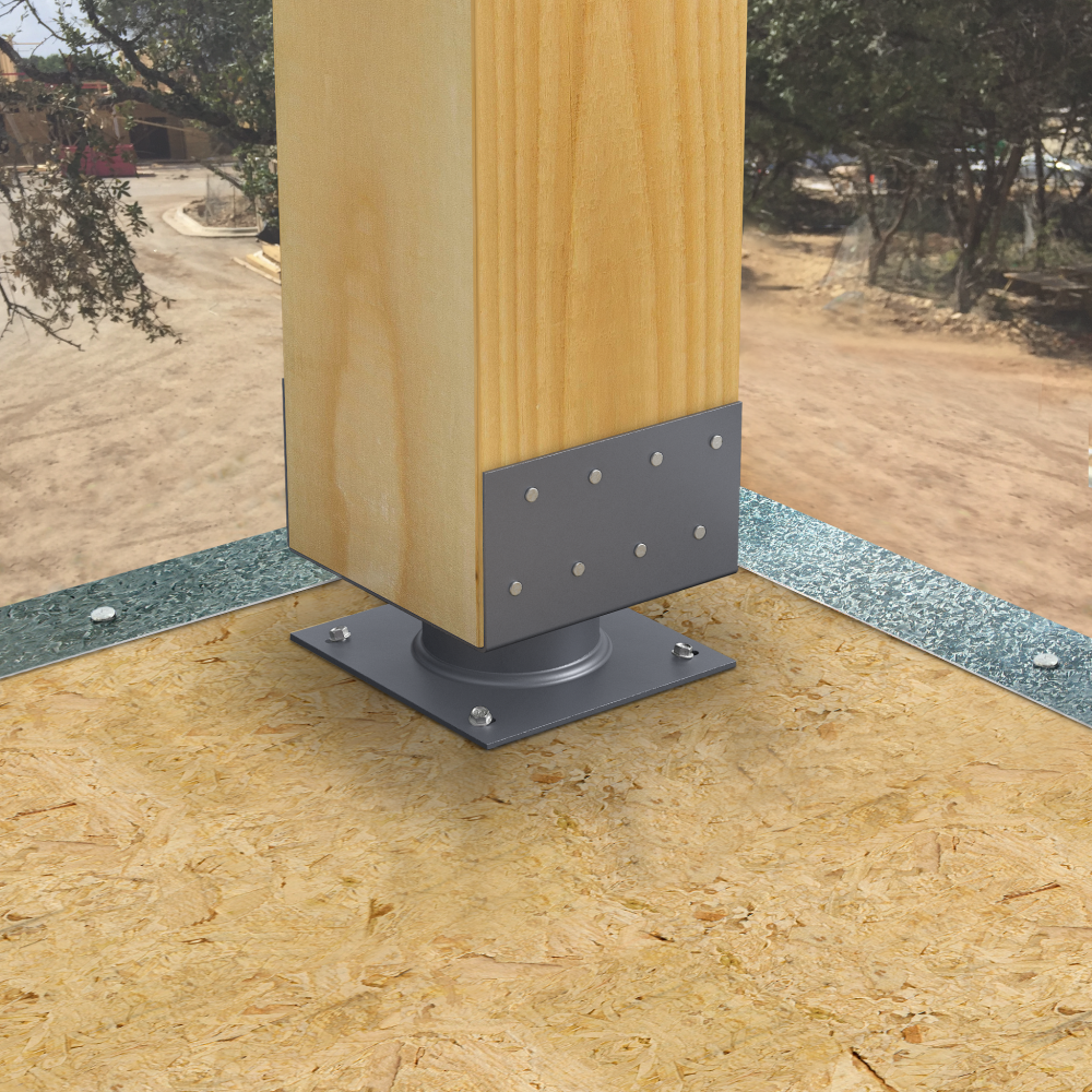ECB™ 2-in. Standoff Elevated Column Base for 8x8<span class=' ItemWarning' style='display:block;'>Item is usually in stock, but we&#39;ll be in touch if there&#39;s a problem<br /></span>