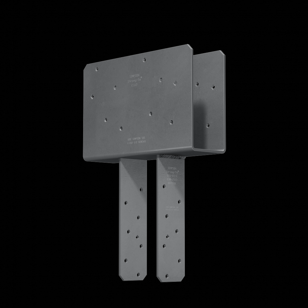 CCQ Column Cap for 3-1/8 in. Beam, 4x Post with Strong-Drive® SDS Screws<span class=' ItemWarning' style='display:block;'>Item is usually in stock, but we&#39;ll be in touch if there&#39;s a problem<br /></span>