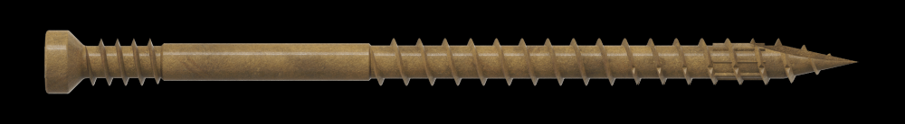 Finish Trim Screw - #7 x 2-1/2 in. T10, Trim-Head, Quik Guard®, Tan (100-Qty)<span class=' ItemWarning' style='display:block;'>Item is usually in stock, but we&#39;ll be in touch if there&#39;s a problem<br /></span>