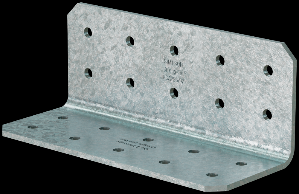 RCA 2 in. x 2 in. x 5 in. 12-Gauge Galvanized Rigid Connector Angle (55-Qty)<span class=' ItemWarning' style='display:block;'>Item is usually in stock, but we&#39;ll be in touch if there&#39;s a problem<br /></span>