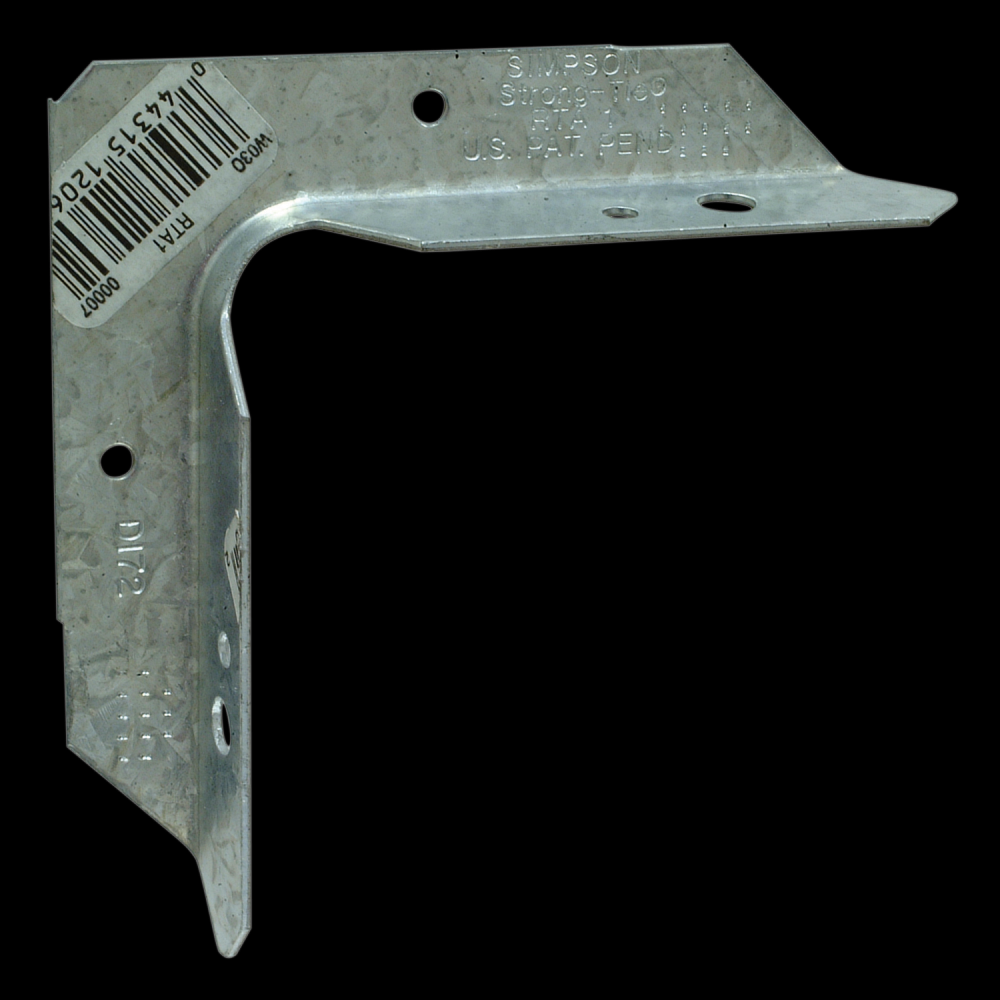 RTA 18-Gauge Rigid Tie® Angle for 1x1 Joist/Post<span class=' ItemWarning' style='display:block;'>Item is usually in stock, but we&#39;ll be in touch if there&#39;s a problem<br /></span>